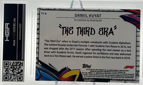2020 Topps Chrome F1 - Daniil Kvyat TT-9 - Track Tags - HGA 9.5