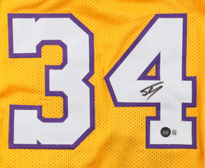 Shaquille O'Neal Signed Autographed Custom Jersey (Beckett)