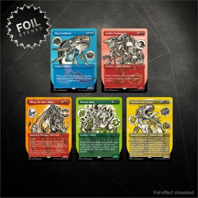 Secret Lair Drop: Showcase: Monster Anatomy 101 - Foil Etched Edition - Secret Lair Drop Series (SLD)