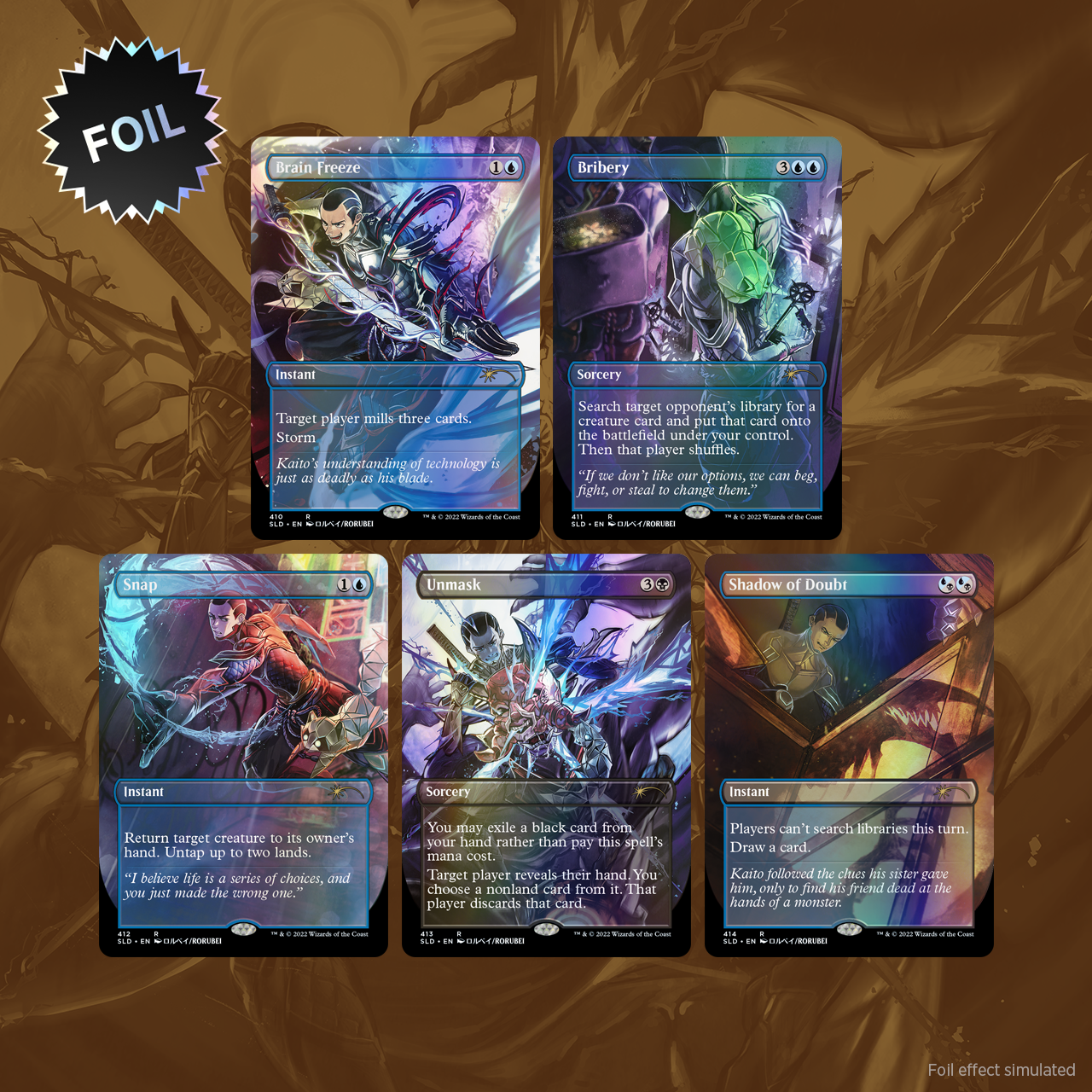 Secret Lair Drop: February Superdrop - Introducing: Kaito Shizuki - Traditional Foil Edition
