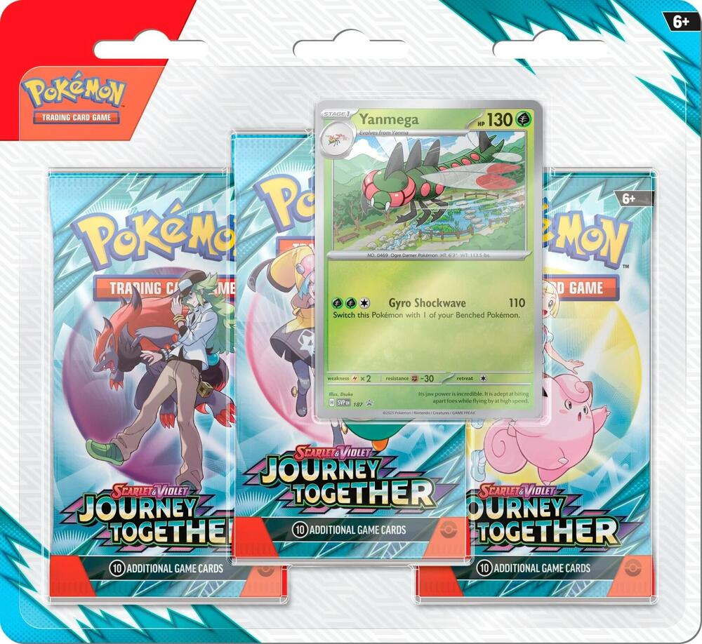 2025 Pokemon SV - Journey Together 3 Pack Blister
