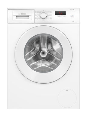 Bosch WGE03408GB Series 2, Free-Standing Washing Machine Front Loader, A Rated, 8 kg, 1400 rpm, Extremely Quick 15/30 Wash