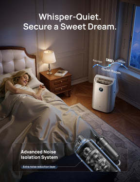 DREO 10000 BTU Portable Air Conditioner, 3-in-1 Cool/Fan/Dry Quiet AC Unit for Bedroom/Office, Smart App/Voice/Remote Control