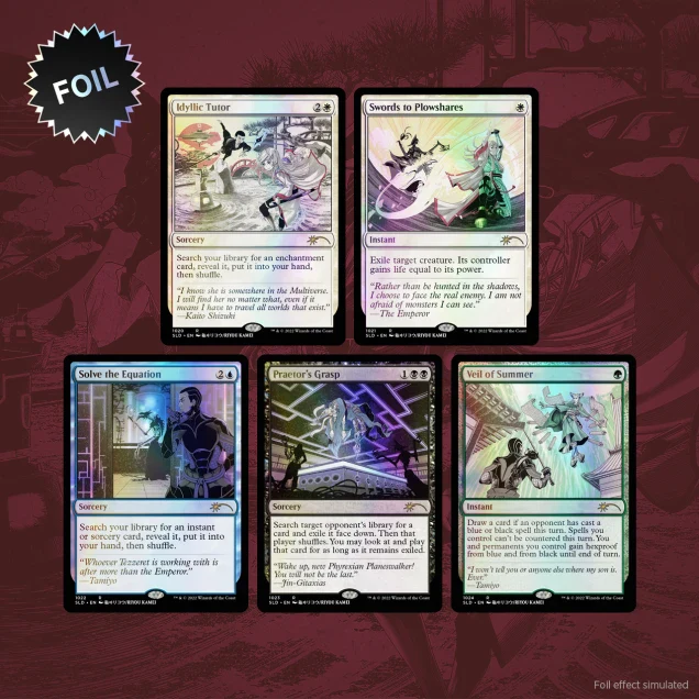 Secret Lair Drop: February Superdrop - Kamigawa: the Manga: the Cards - Traditional Foil Edtion