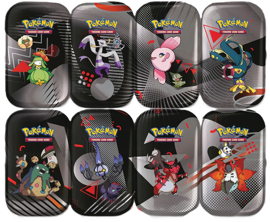 Pokemon Scarlet & Violet - Black Bolt & White Flare Unova Mini Tin