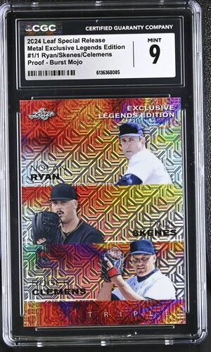 2024 Leaf Special Release Metal Exclusive Legends Edition - Ryan/Skenes/Celemens 1/1 - CGC 9