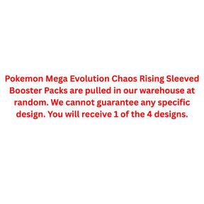Pokemon Mega Evolution Chaos Rising Sleeved Booster Pack