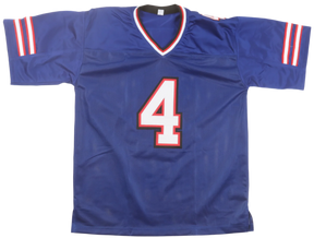 James Cook Signed Autographed Blue Custom Jersey