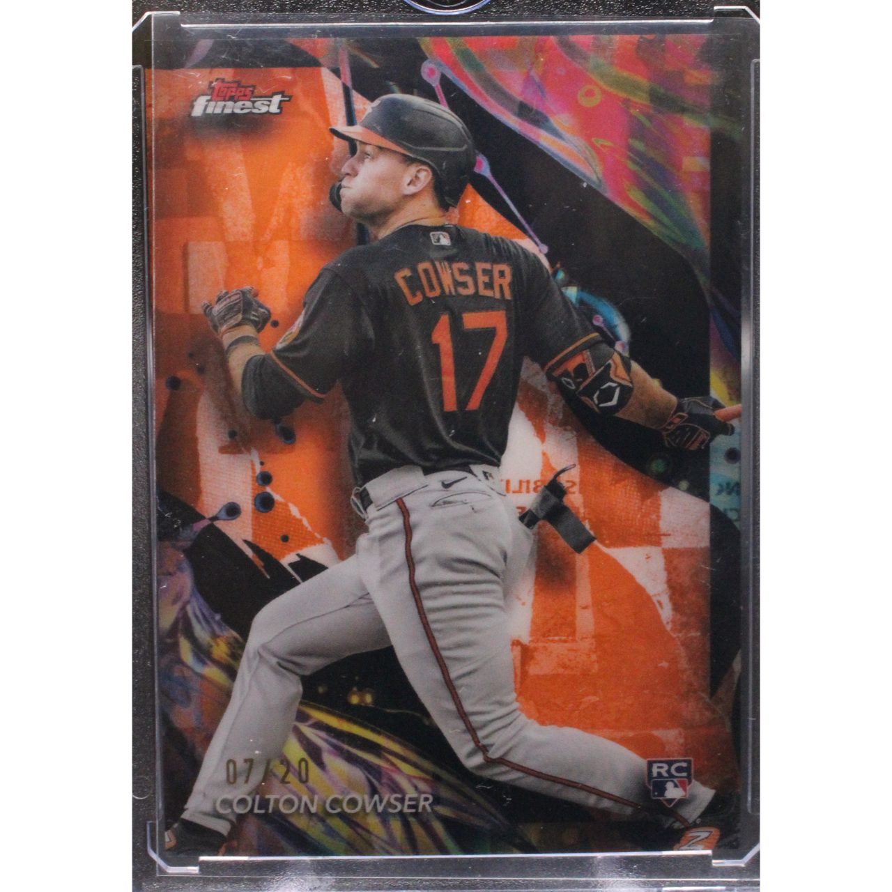 2024 Topps Finest - Colton Cowser 111 - Orange Uncommon /20