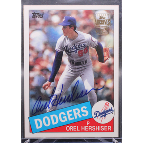 2021 Topps Archives Signature Series Baseball - Orel Hershiser 493 - Archives Auto