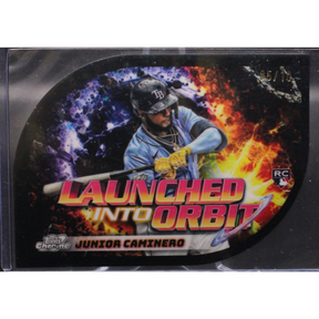 2024 Cosmic Chrome - Junior Caminero LIQ-1 - Launched Into Orbit Black Eclipse /10