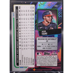 2024 Cosmic Chrome - Jacob Young 193 - Orange /25