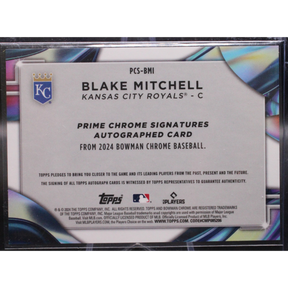 2024 Topps Bowman - Blake Mitchell PCS-BMI - Prime Chrome Signatures /50