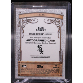2023 Topps Bowman Sterling - Luis Robert SOA-LR - Chrome Auto /99
