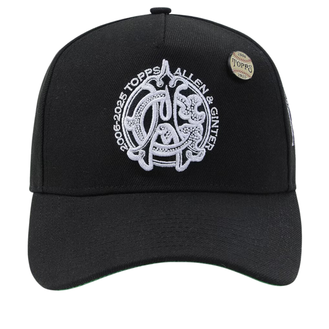 Mitchell & Ness x Topps Allen & Ginter Black 20th Anniversary Pro Pinch Snapback Hat