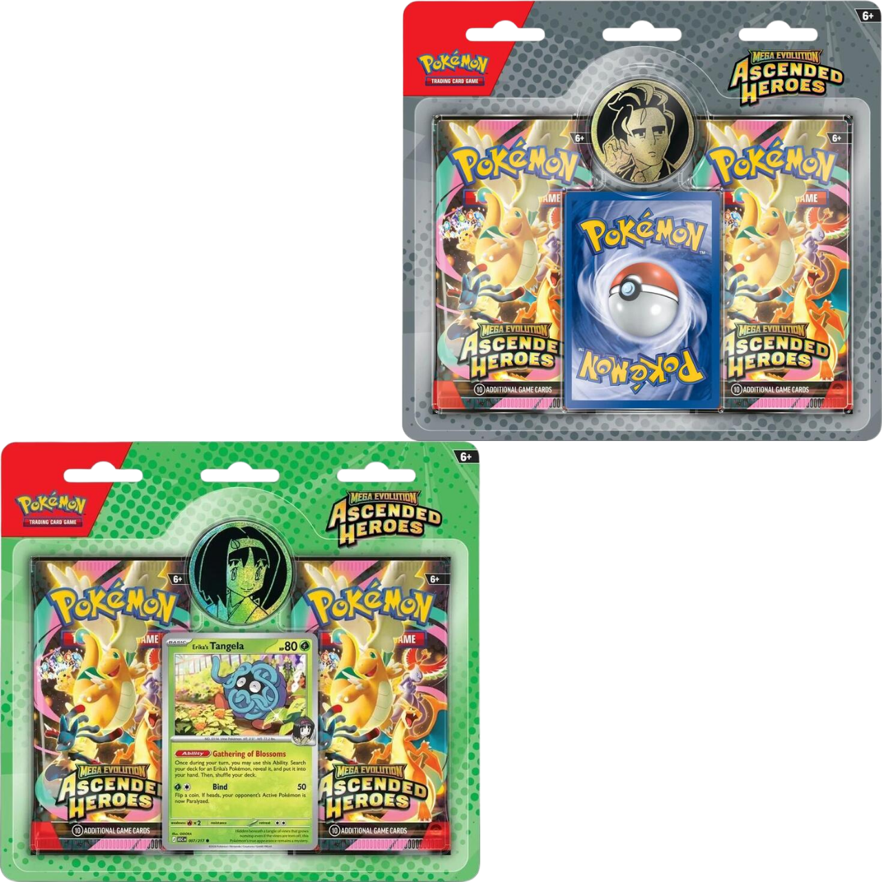 Pokemon Mega Evolution - Ascended Heroes Collection 2-Pack Blister