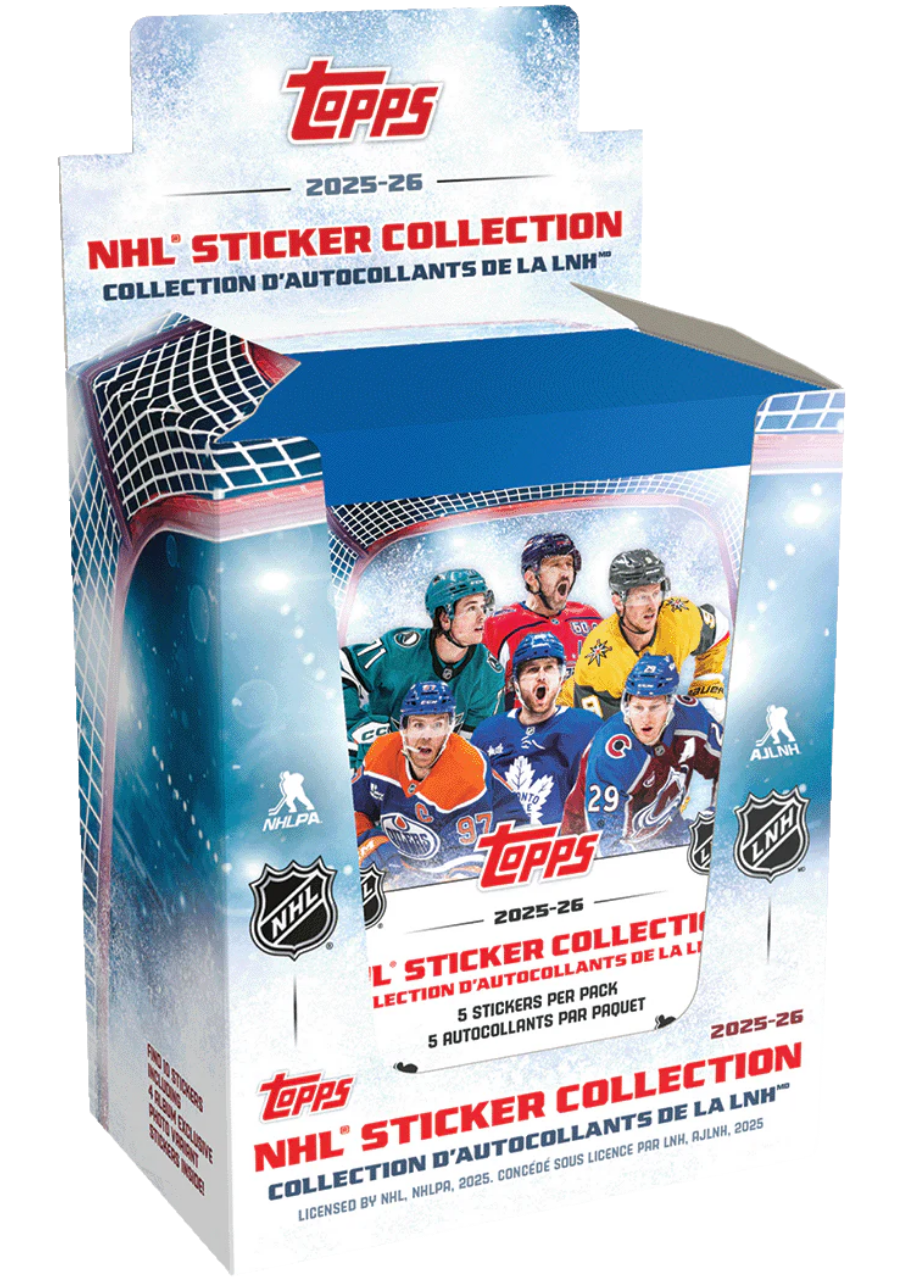 2025-26 Topps NHL Sticker Collection - Display Box