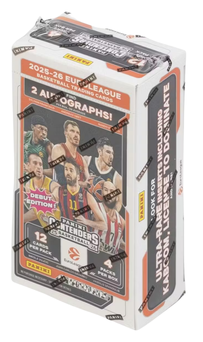 2025-26 Panini Contenders EuroLeague Basketball Hobby Box