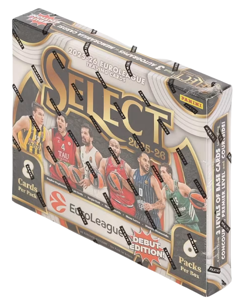 2025-26 Panini Select EuroLeague Basketball Hobby Box