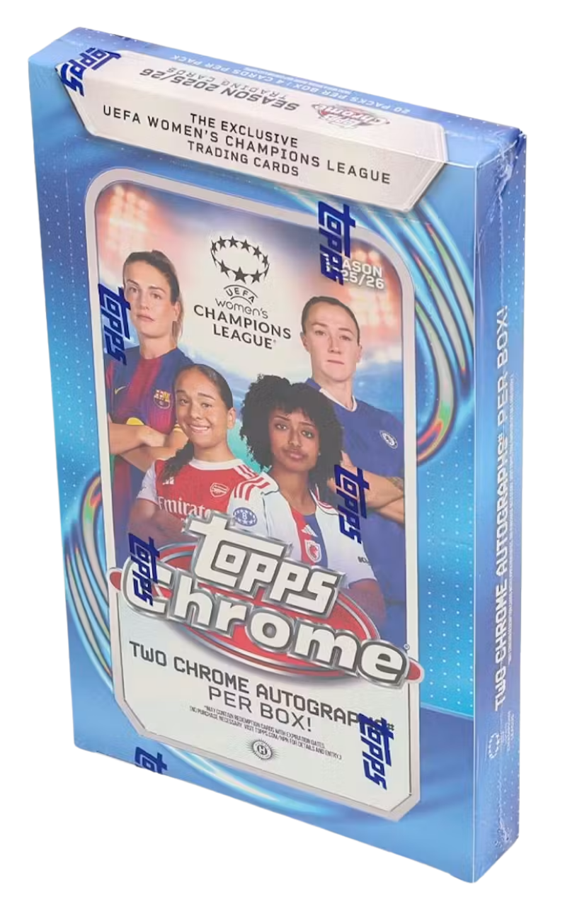 2025-26 Topps Chrome Women's UEFA Champions League Soccer Hobby Box