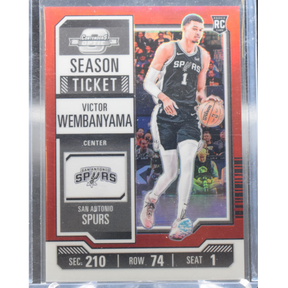 2023-24 Panini Contenders Optic Basketball - Victor Wembanya 56 - Red