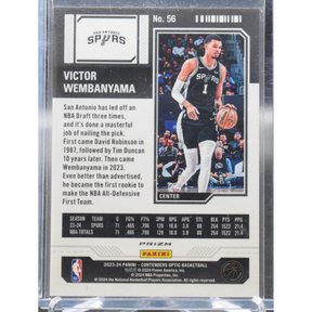 2023-24 Panini Contenders Optic Basketball - Victor Wembanya 56 - Red