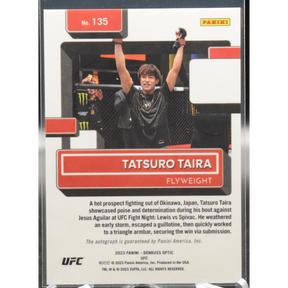 2023 Donruss Optic UFC - Tatsuro Taira 135 - Rated Rookie Auto