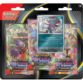Pokemon Mega Evolution - Phantasmal Flames 3 Pack Blister