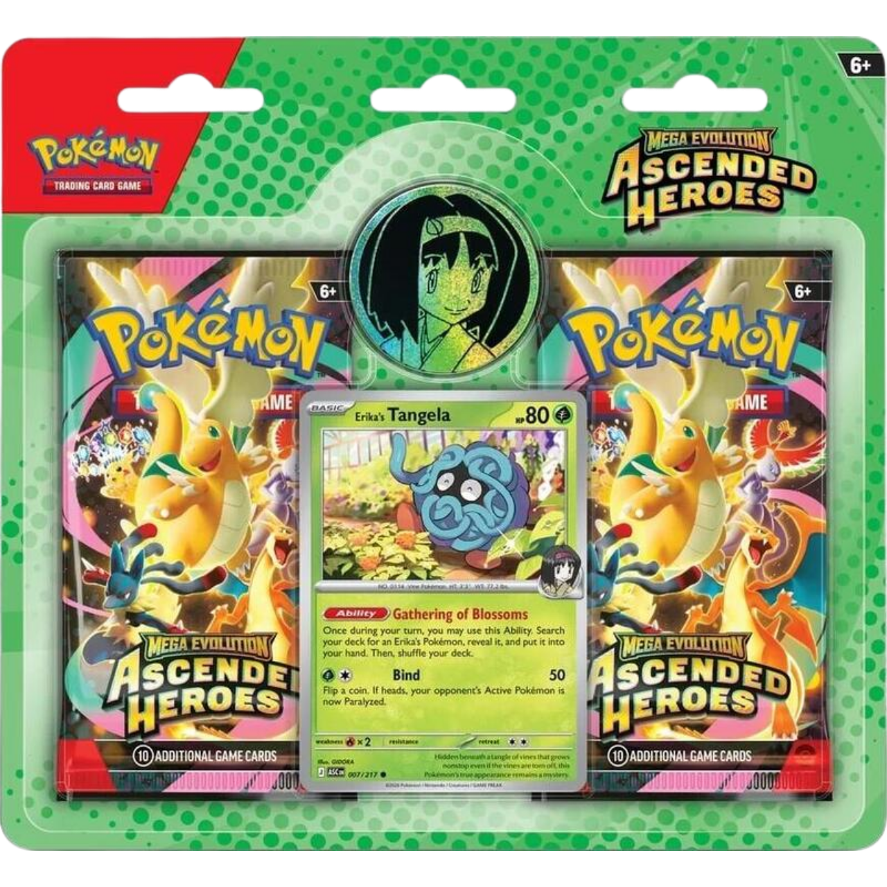 Pokemon Mega Evolution - Ascended Heroes Collection 2-Pack Blister