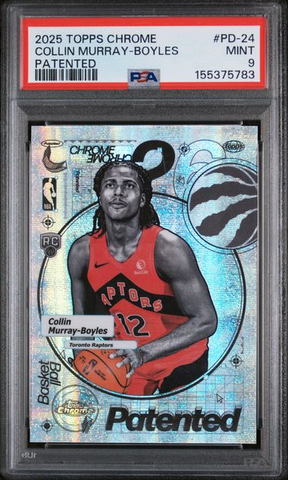 2025 Topps Chrome Basketball - Collin Murray-Boyles #PD-24 - Patented Short Print Insert - PSA 9