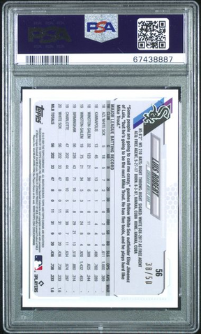 2021 Topps Ben Baller Chrome - Luis Robert 56 - Gold Refractor /50 - PSA 10
