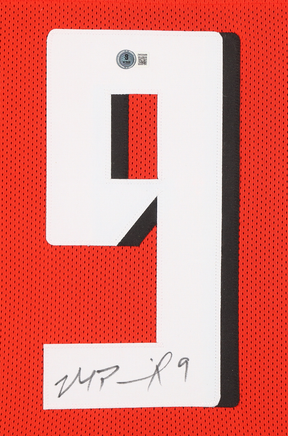 Michael Penix Autographed Signed Custom Framed Jersey Display (Beckett)