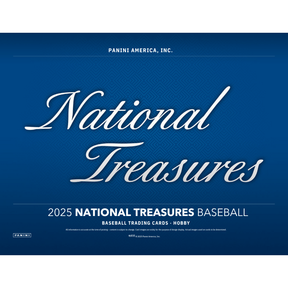 2025 Panini National Treasures Baseball Hobby 4 Box Case