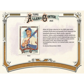 2025 Topps Allen & Ginter Baseball Hobby 12 Box Case