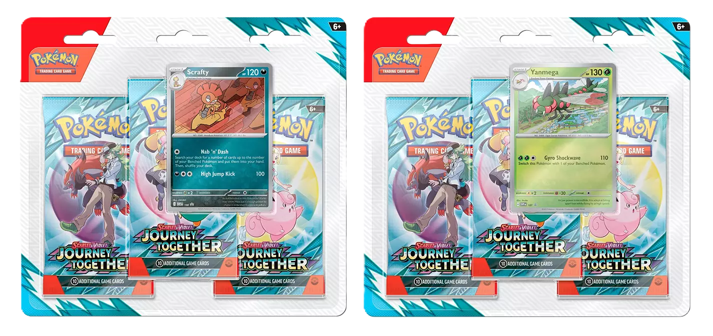2025 Pokemon SV - Journey Together 3 Pack Blister