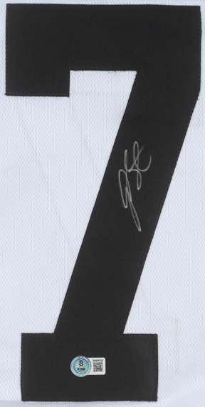 Geno Smith Autographed Signed Raiders Football Jersey (Beckett)