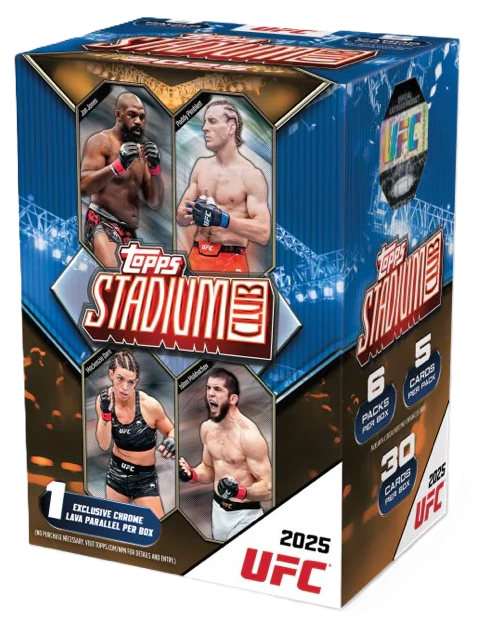 2025 Topps Stadium Club UFC 6-Pack Blaster Box