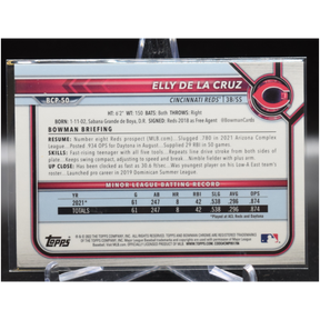 2022 Topps Bowman - Elly De La Cruz BCP-50 - 1st Bowman /299