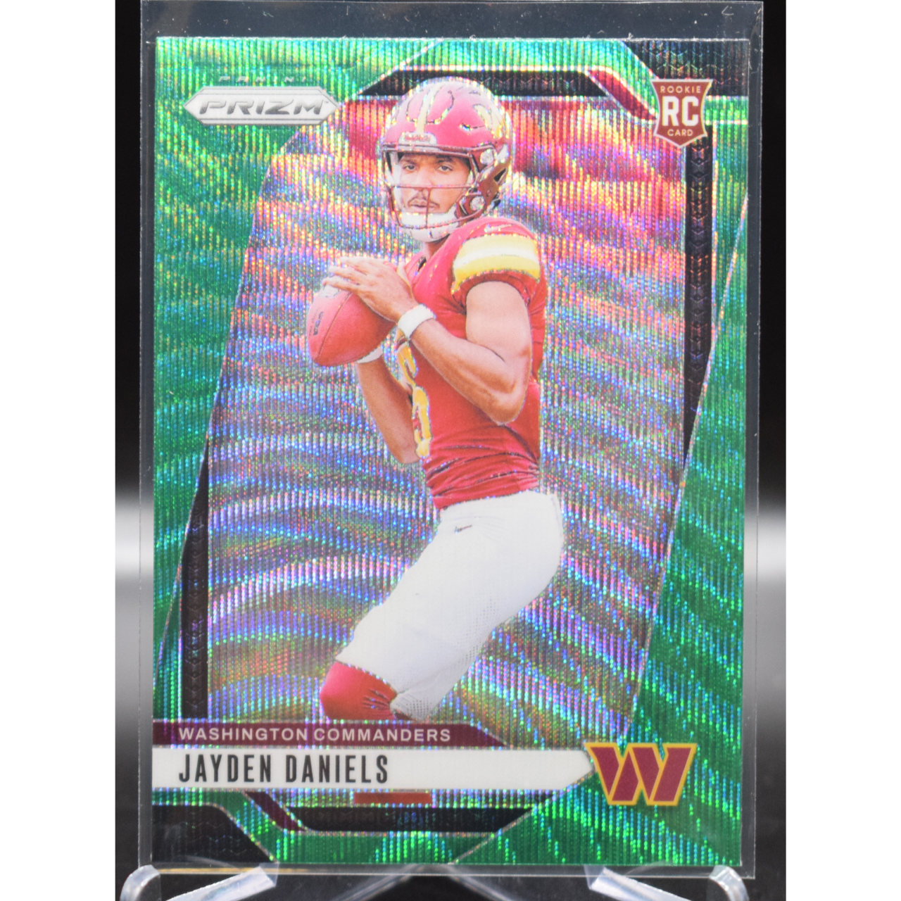 2024 Panini Prizm Football - Jayden Daniels 347 - Green Wave
